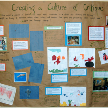 Creating a Culture of Critique poster.