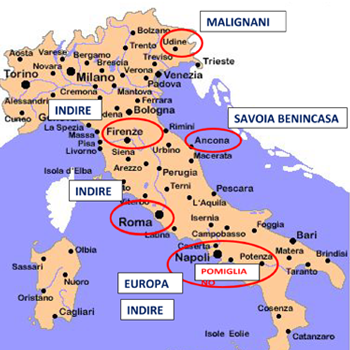 Map of Italy 