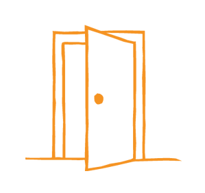 Open door icon.