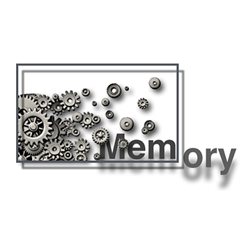 Memory with Gears Graphic