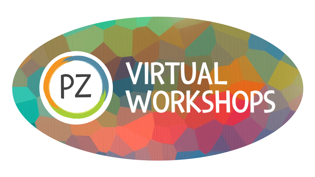 Icon with Project Zero Logo and mention 'Virtual Workshops'.